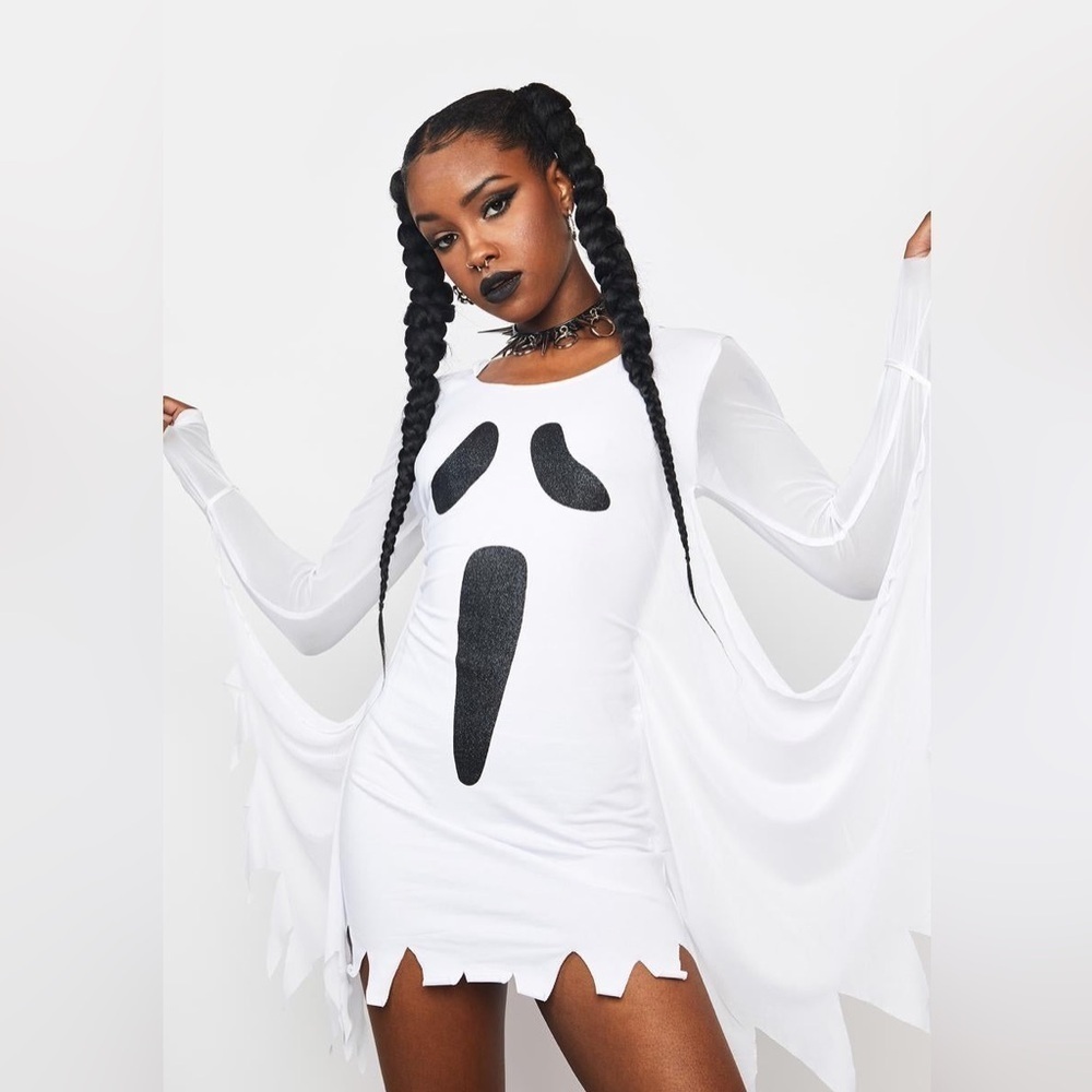 Dollz Kill My Time Now Ghost Costume Large